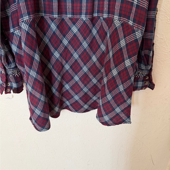 FP Movement by Free People Burgundy Button Down Shirt - Picture 10 of 13